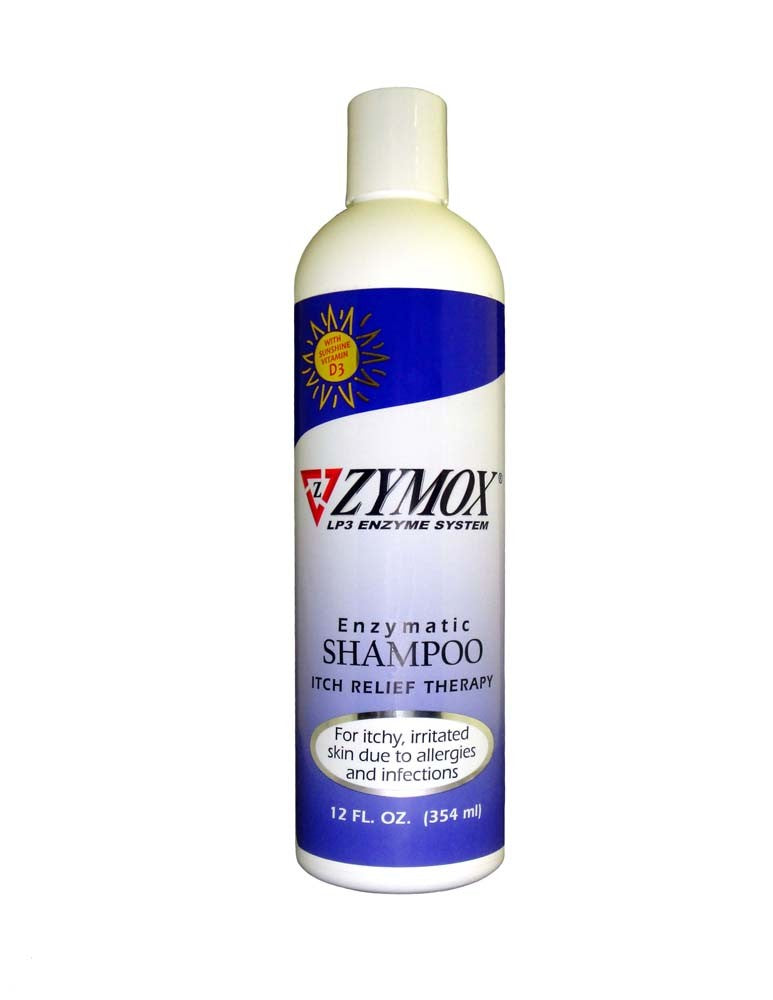 Zymox Enzymatic Itch Relief Shampoo 12 oz Bowser Pets