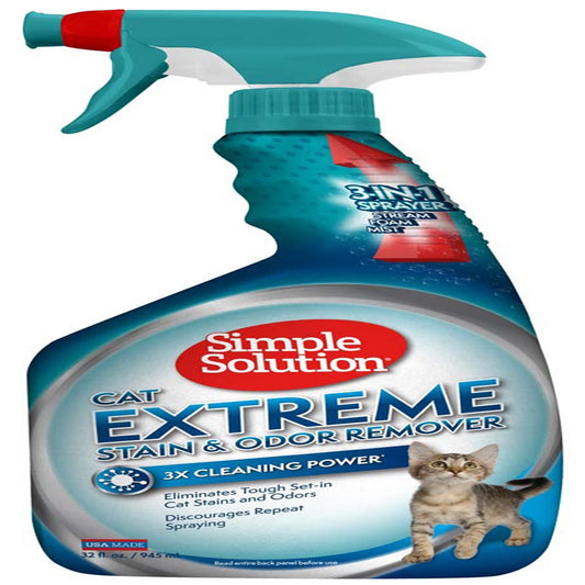 Simple Solution Extreme Cat Stain & Odor Remover Spray 32 fl. oz