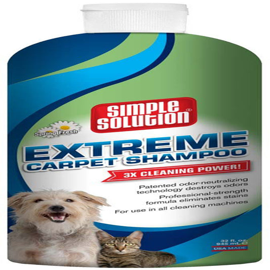 Simple Solution Extreme Carpet Shampoo Flip Top 32 Fl Oz