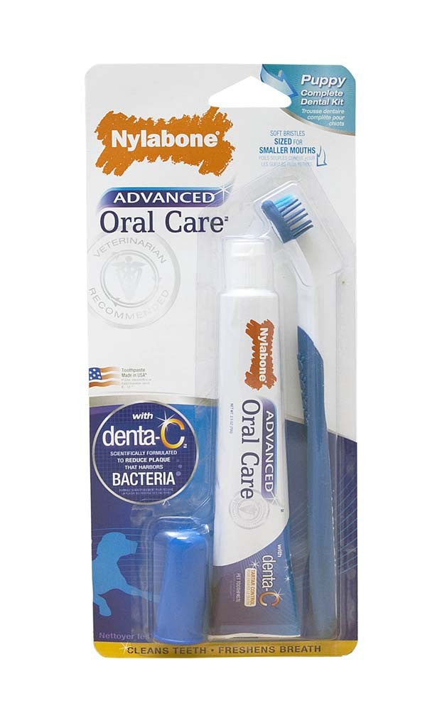 Nylabone Advanced Oral Care Puppy Dental Kit Puppy, Original, 1ea/3 ct