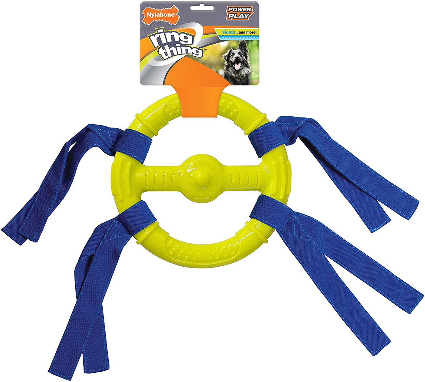 Nylabone Power Play Ring Thing Floatable Dog Toy Ring Thing, 1ea/Medium 1 ct