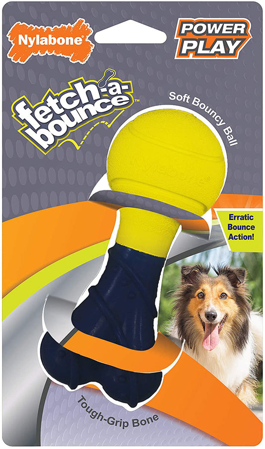 Nylabone Power Play Rubber Dog Toy FetchaBounce FetchaBounce, 1ea/SMall 1 ct