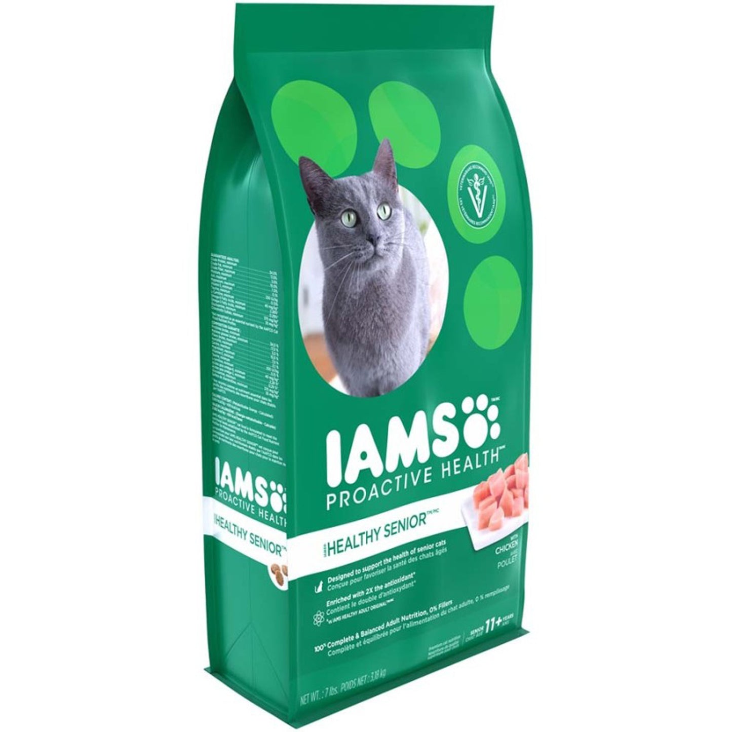 IAMS ProActive Health Lively Senior Plus 11+ Cat Food 7 lb