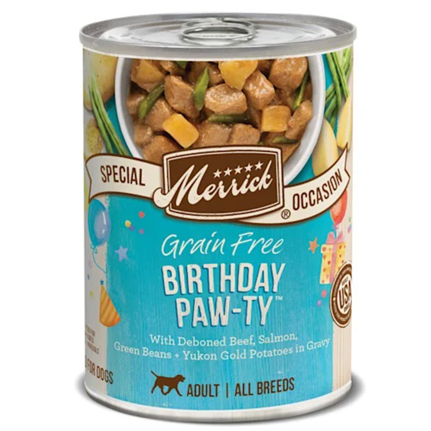 MERRICK DOG BIRTHDAY PAWTY 12.7oz (Case of 12)