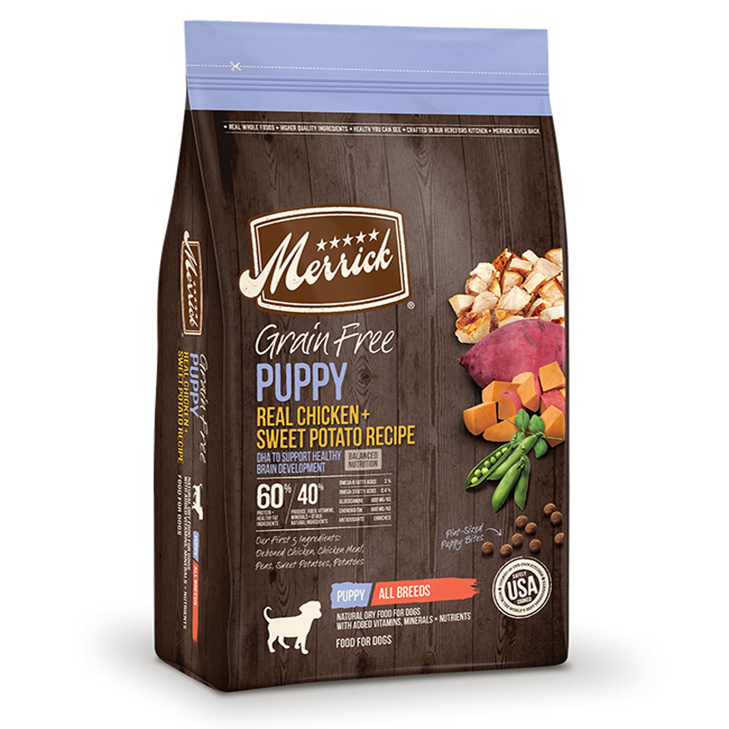 Merrick Grain Free Real Chicken and Sweet Potato Puppy Recipe 12Lb
