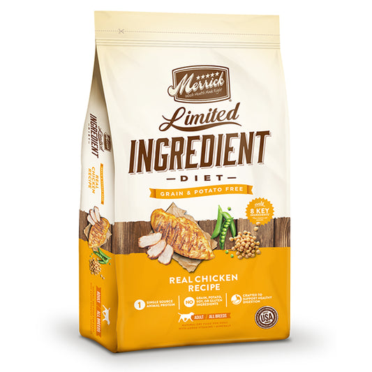 Merrick Limited Ingredient Diet Grain Free Real Chicken Recipe 12 Lbs