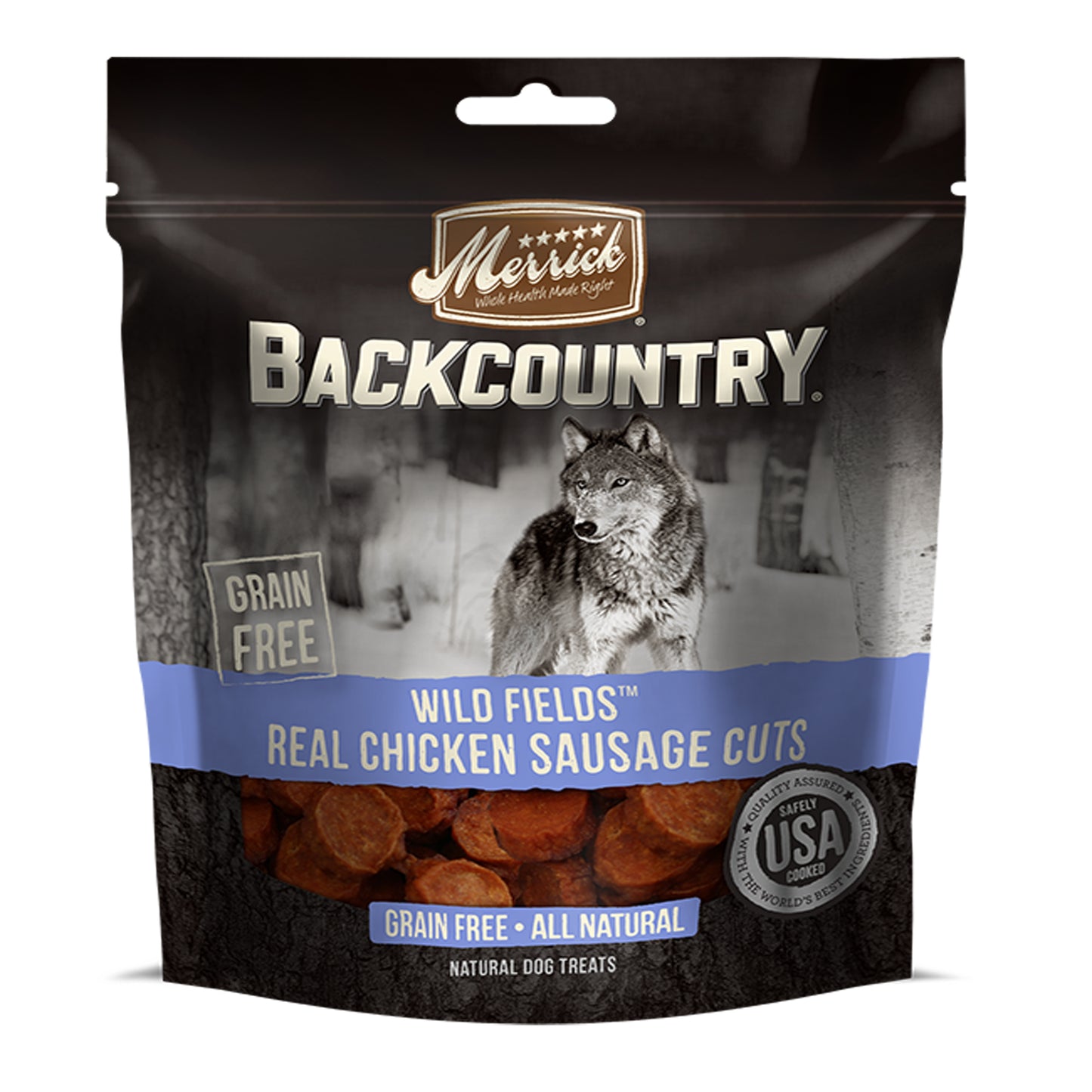 Merrick Backcountry Wild Fields Real Chicken Sausage Cuts 7 Oz.(Case Of 6)