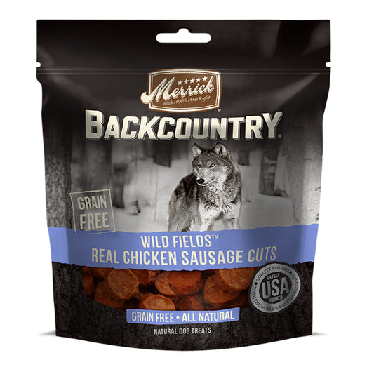 Merrick Backcountry Wild Fields Real Chicken Sausage Cuts 7 Oz.(Case Of 6)