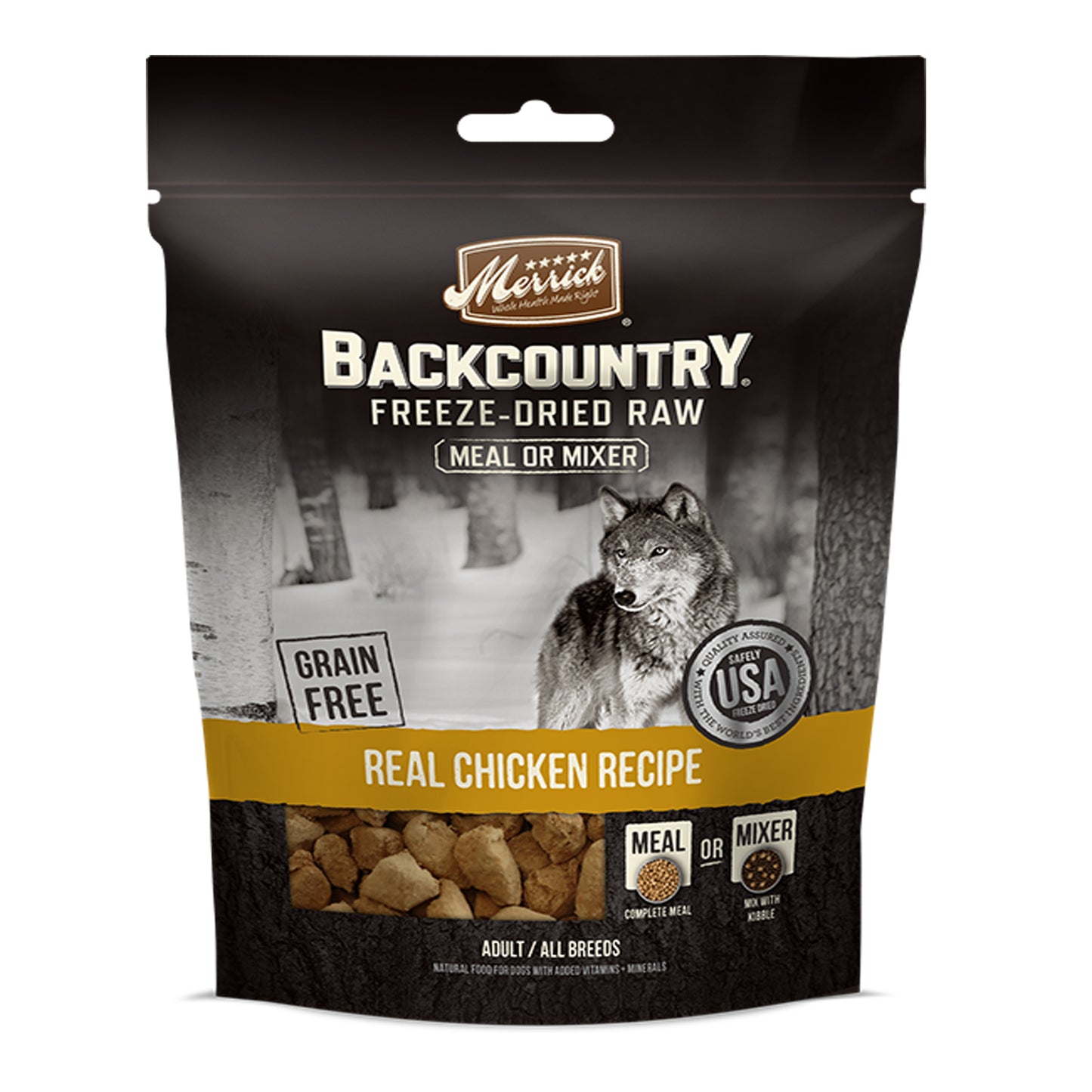 Merrick Dog Backcountry Freeze-Dried Chicken 12.5 Oz.