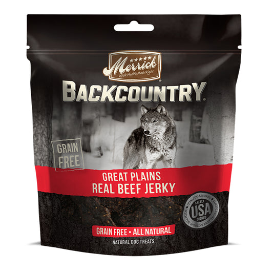 Merrick Backcountry Great Plains Real Beef Jerky 4.7 Oz.(Case Of 6)