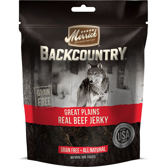 MERRICK DOG BACKCOUNTRY BEEF JERKY 4.5OZ