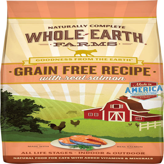 Whole Earth Farms Cat Grain Free Salmon 2.5Lb