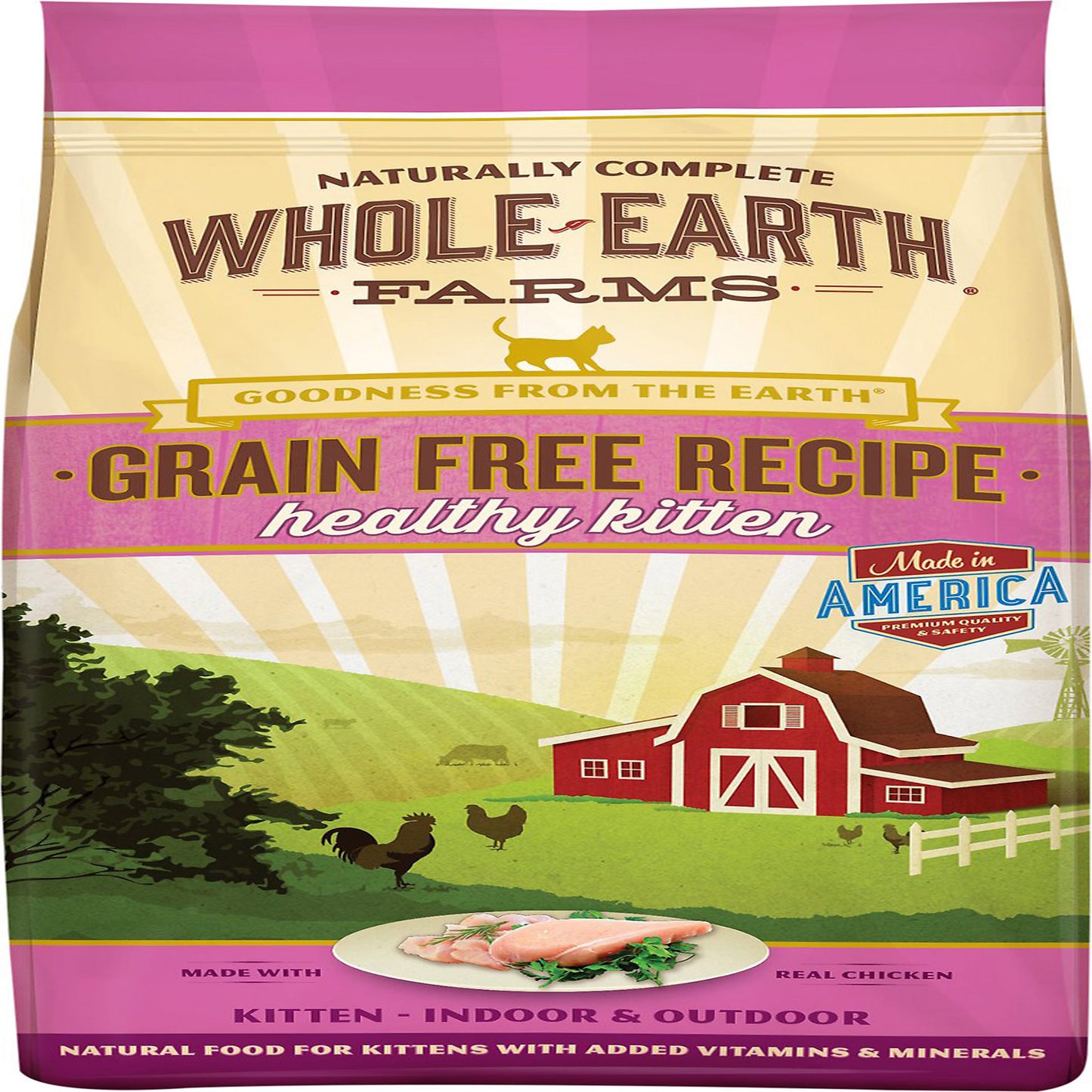 Whole Earth Farms Cat Grain Free Kitten 5Lb