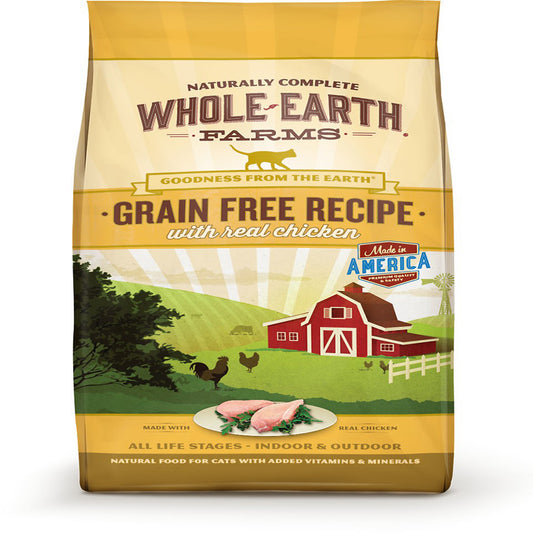WHOLE EARTH FARMS CAT GRAIN FREE CHICKEN 15LB