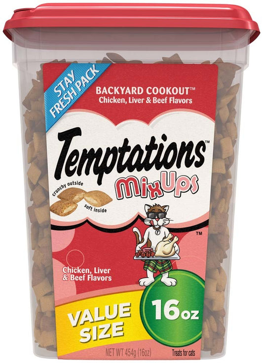 Temptations Backyard Cookout Cat Treat 16 oz