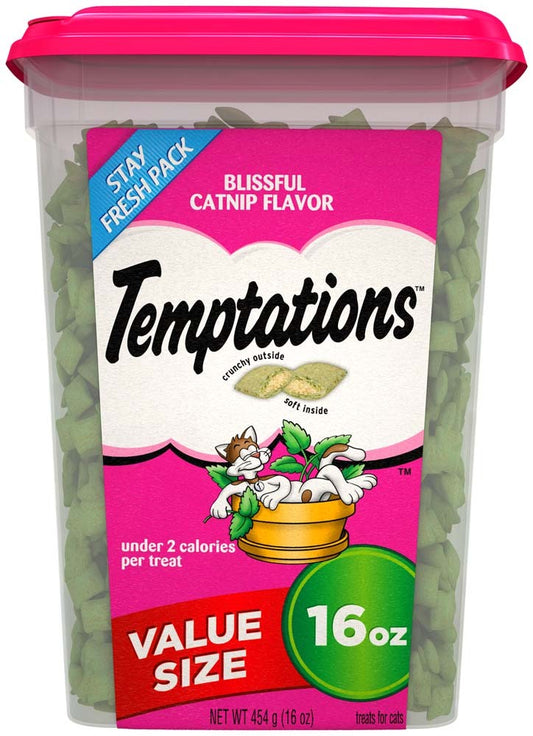 Temptations Blissful Catnip Flavor Cat Treat 16 oz