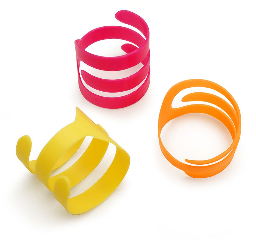 FAT CAT Looney Loops Cat Toy Pink, Yellow, Orange One Size 3 Pack