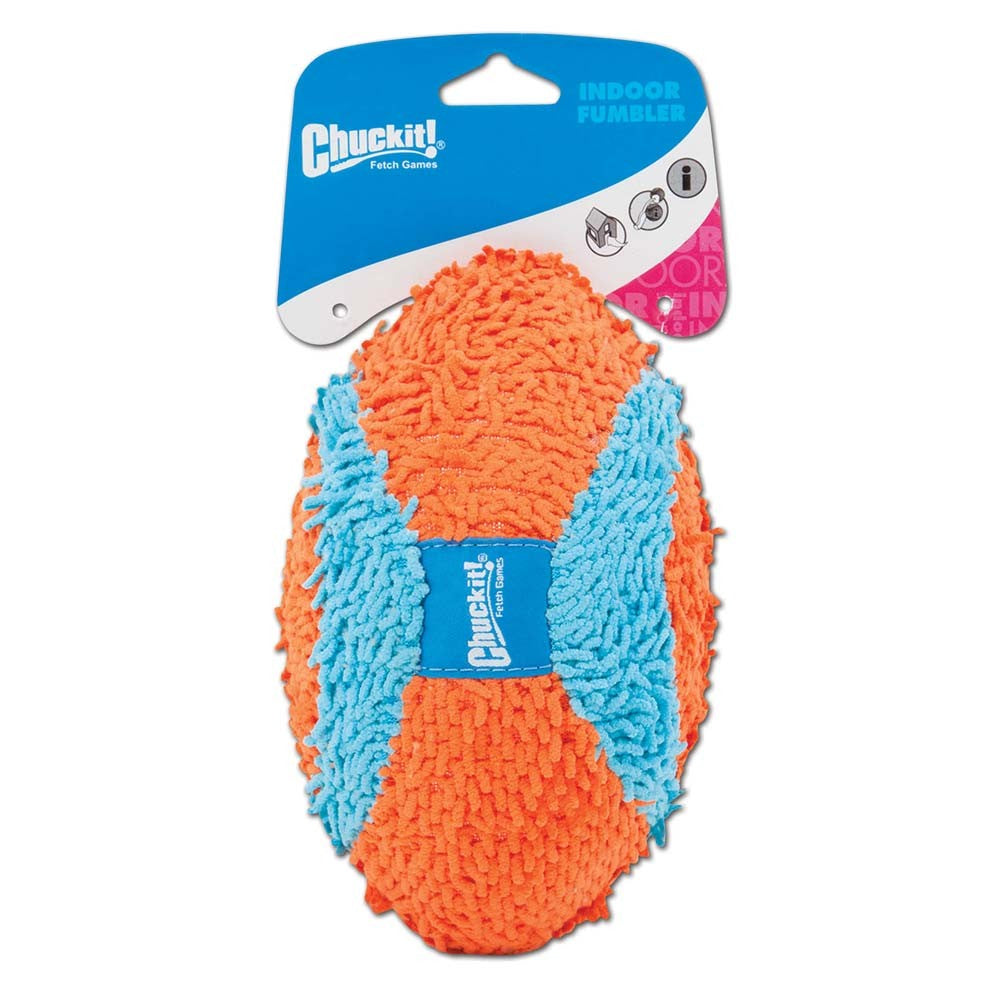 Chuckit! Indoor Fumbler Dog Toy Blue, Orange Medium