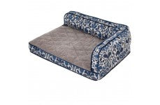 La Z Boy Sadie Sofa Bed Cobalt Blue Jacquard 38 In X 29 In