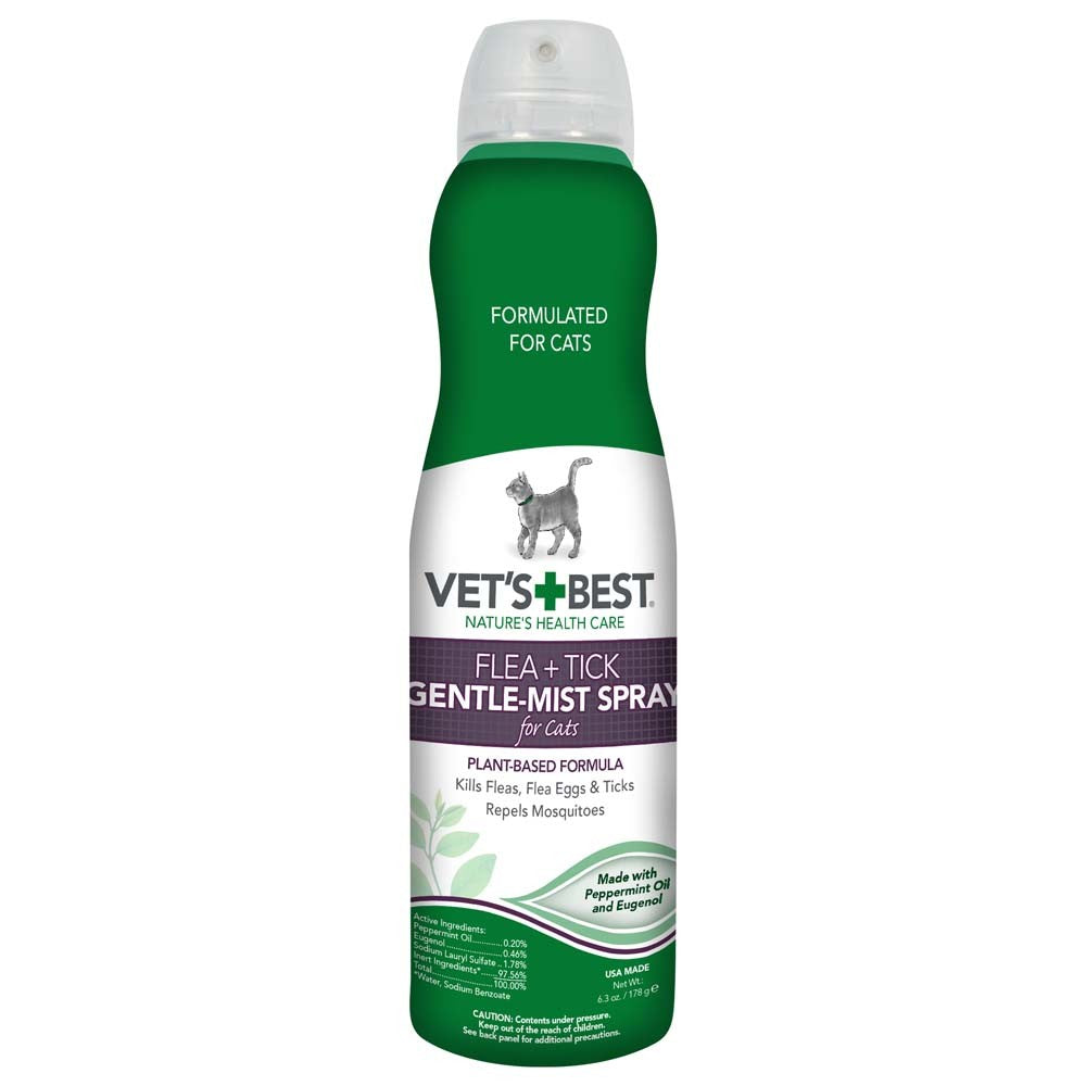 Vet's Best Flea & Tick Cat Gentle Mist Spray 6.3 oz