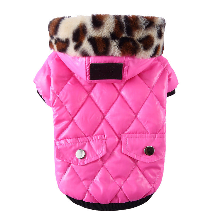 Fur Collar Winter Pet Coat