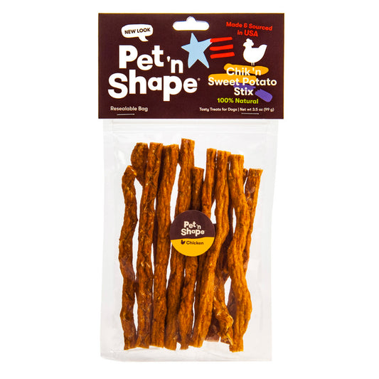 Pet 'N Shape Chik 'n Sweet Potato Stix Dog Treat 3.5 oz