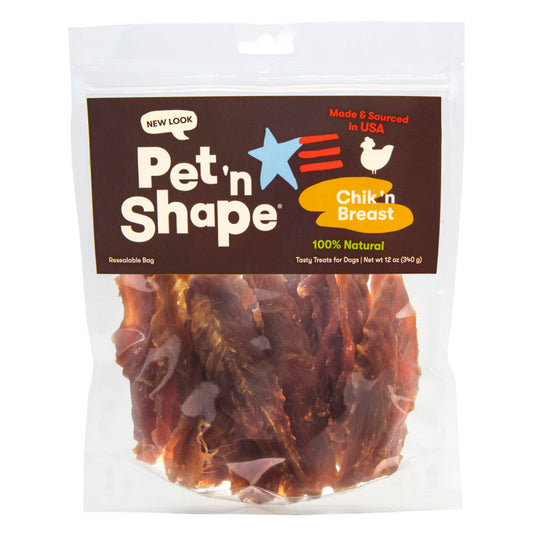 Pet 'N Shape Made & Sourced in the USA Chik 'n Breast Dog Treat 12 oz