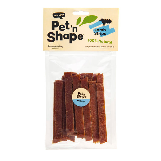 Pet 'N Shape Lamb Strips Dog Treat 3 oz