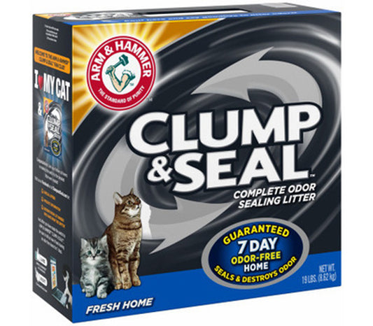 Arm & Hammer Clump & Seal Multi-Cat Cat Litter 19 lb
