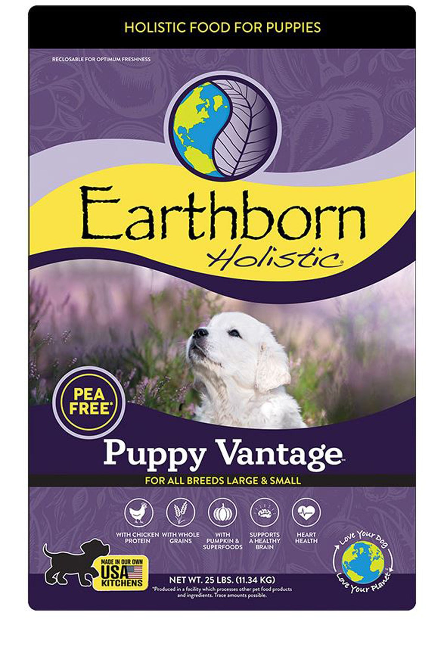 Earthborn Dog Puppy Vantage 25lbs.