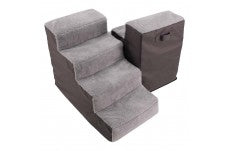 Dallas 4 Step Pet Step Grey 20 In