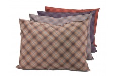 Dallas Pillow Bed Assorted Plaids 27Inx36In
