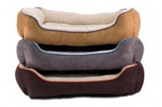 DMC Faux Suede Box Bed Assorted 36 Inches