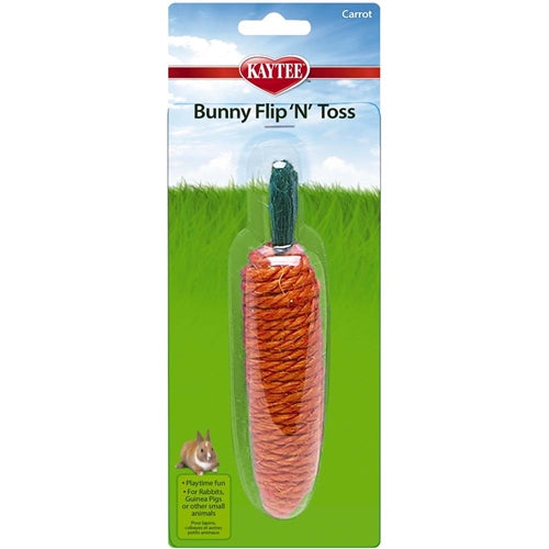 Kaytee Bunny Flip-N-Toss Toy Carrot