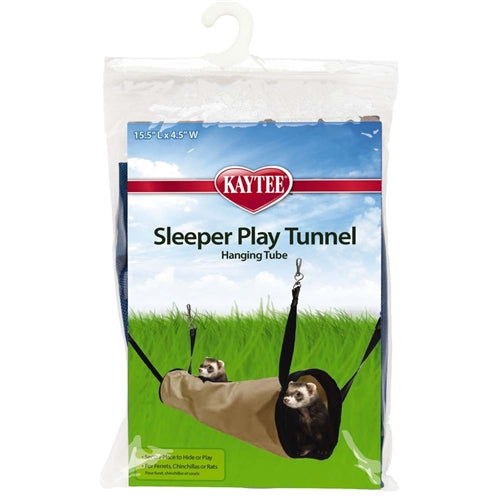 Kaytee Simple Sleeper Play Tunnel Pink, Purple, Blue, Green 15 Inches x 4.5 Inches