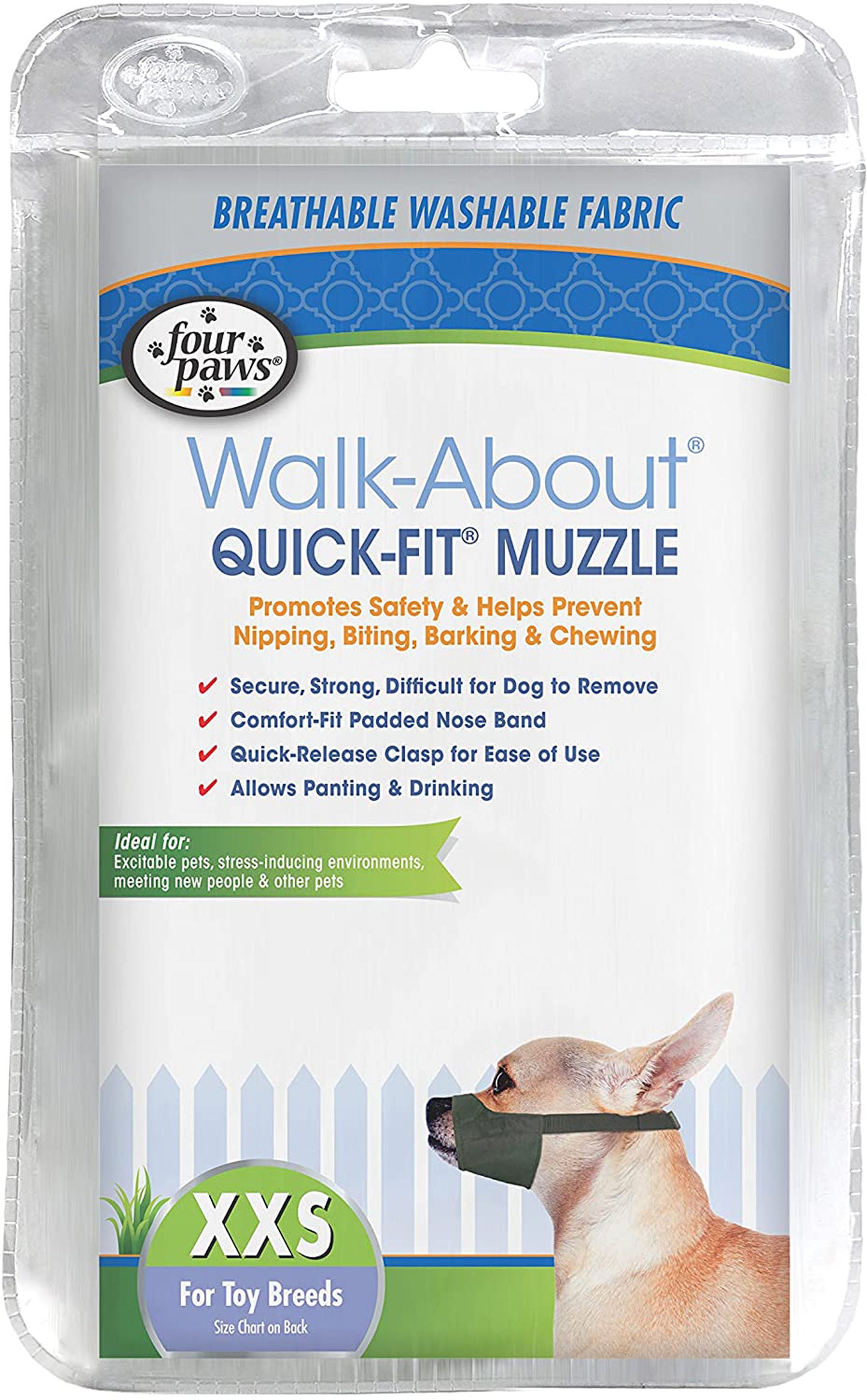 Four Paws Quick Fit Dog Muzzle 0-XXS