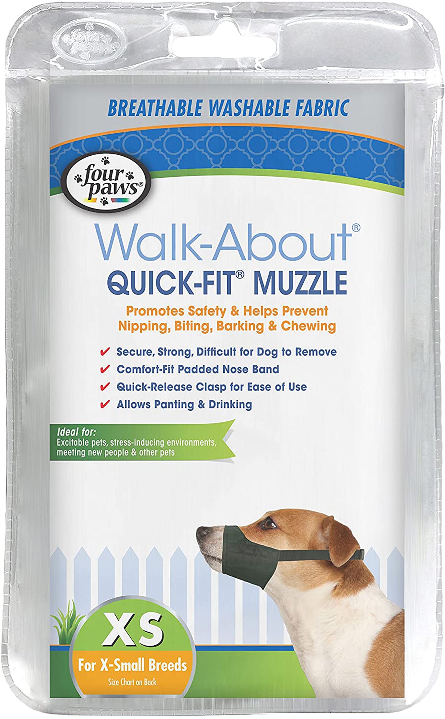 Four Paws Quick Fit Dog Muzzle 1-XS