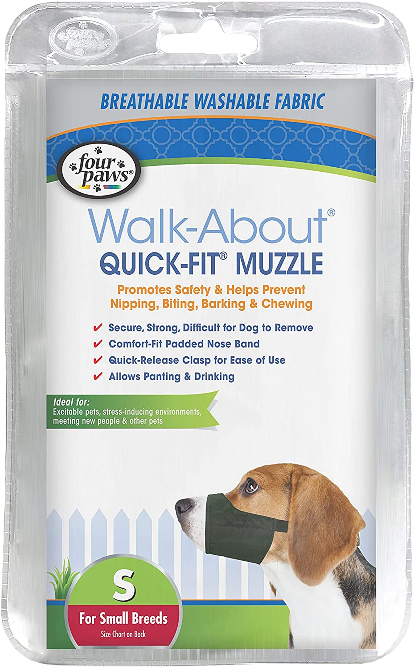 Four Paws Quick Fit Dog Muzzle 2-Small