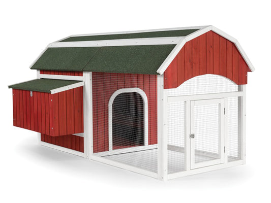 Prevue Pet Products Red Barn Chicken Coop Red 1ea