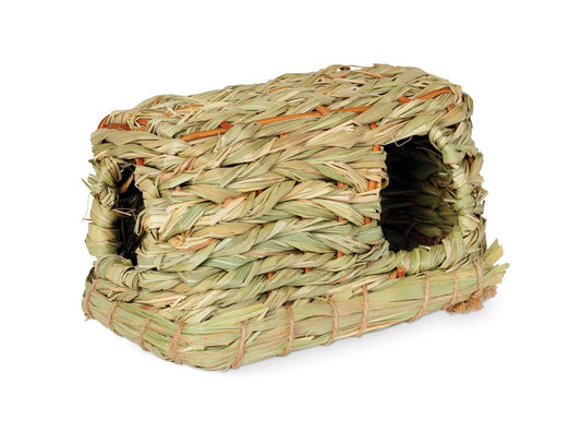 Prevue Pet Products Grass Hut for Small Animals Natural, Mat Green Small