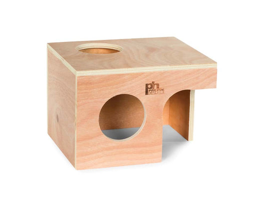 Prevue Pet Products Wood Guinea Pig Hut for Small Animals Unvarnished Hardwood Large