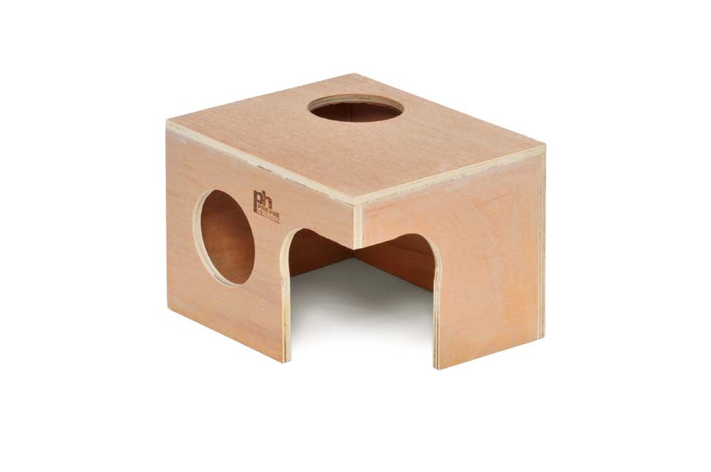 Prevue Pet Products Wood Rabbit Hut Natural Hardwood Extra-Large