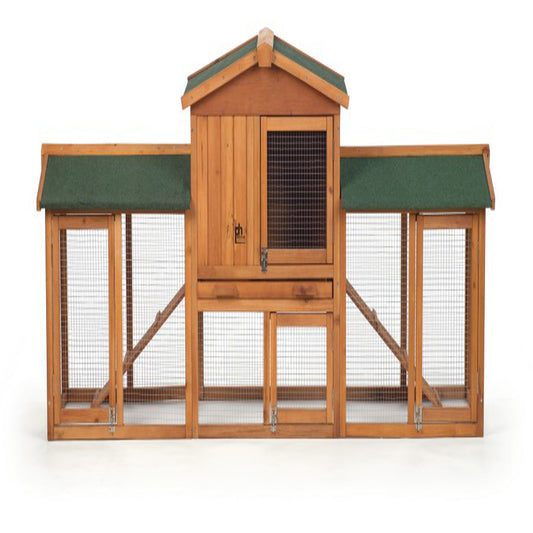 Prevue Pet Products Rabbit Hutch with DoubleRun Natural, 1ea