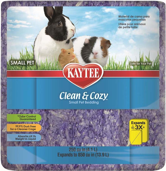 Kaytee Clean and Cozy Bedding Purple 250 Cu In