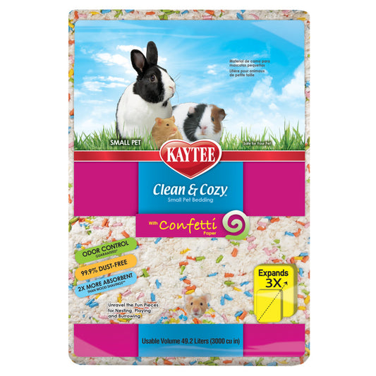 Kaytee Clean Cozy Confetti Bedding 1ea/49.2 l