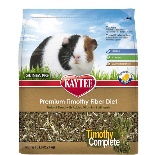 Kaytee Timothy Complete Guinea Pig Food 5 Pounds