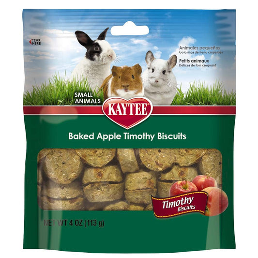 Kaytee Timothy Biscuits Baked Treat Apple 4 oz