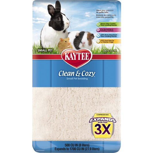 Kaytee Clean & Cozy Bedding, White 24.6 Liters