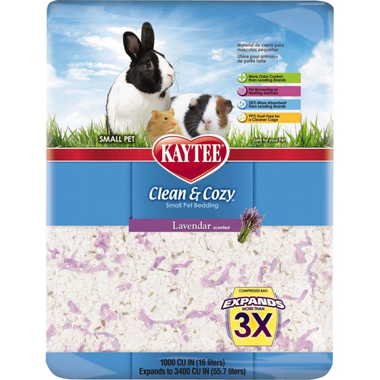Kaytee Clean & Cozy Lavender Bedding 49.2 Liters