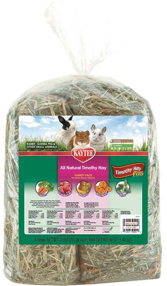 Kaytee Timothy Hay Plus Variety Pack 50 Oz